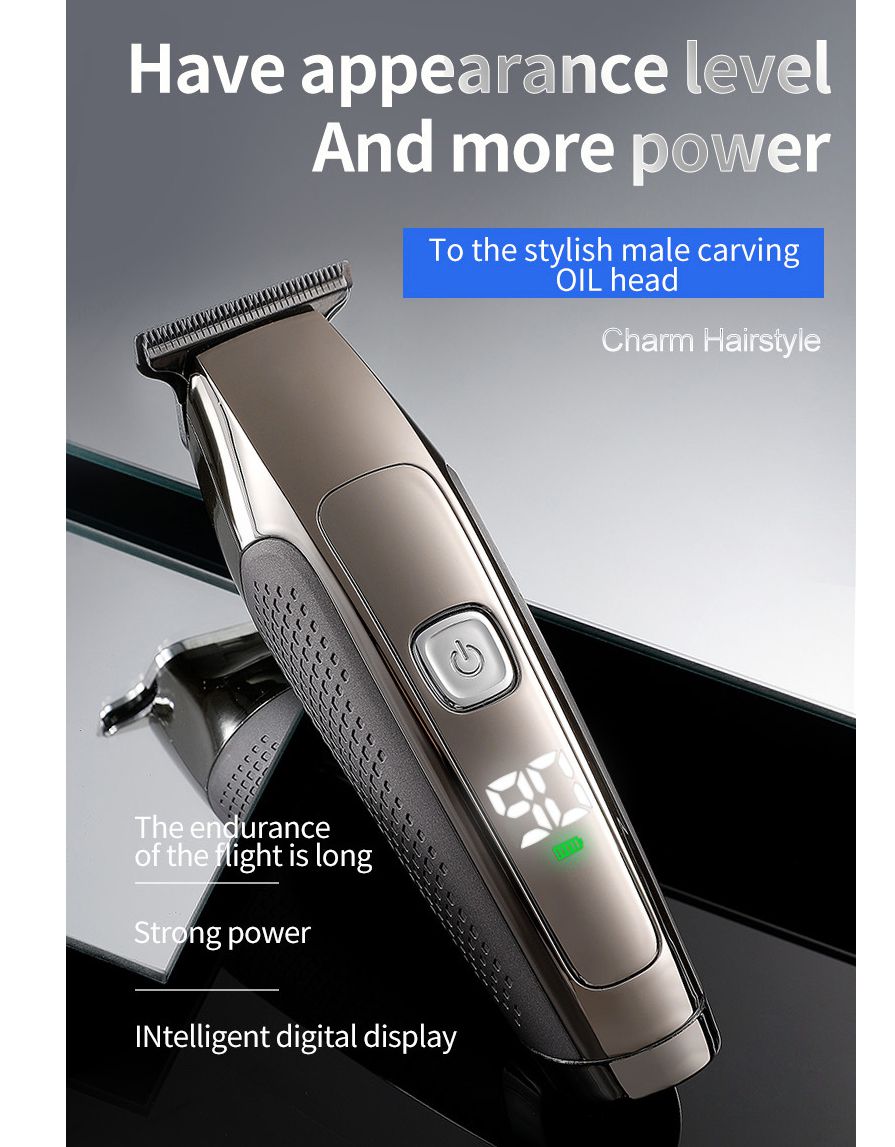 Cordless Hair Trimmer Chargeable Electric Hair Clipper