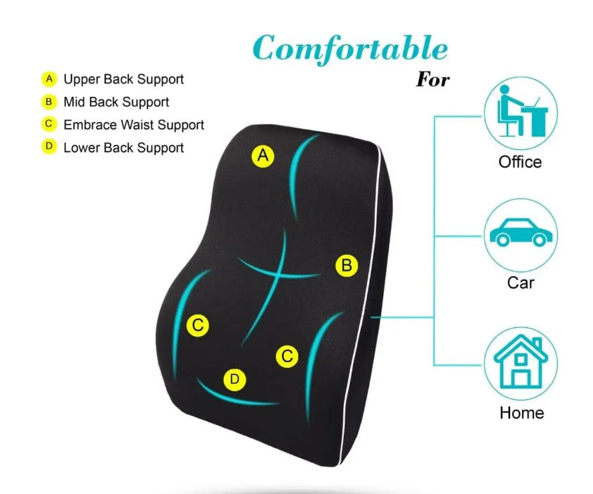 ErgoComfort Lumbar Support Pillow